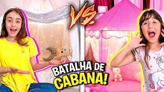 QUEM FIZER a MELHOR CABANA com COISAS da CASA VENCE! Pai Também Vloga