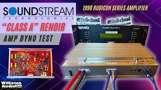 Ultra Rare 1998 Soundstream Class A RENOIR Amp Dyno and Review