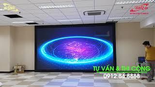  Led D&Q VietNam thi công lắp đặt màn hình LED P4 trong nhà fullcolor | KDDI Hà Nam