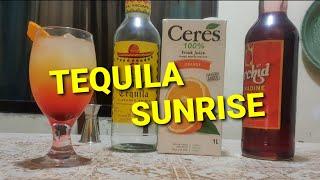 How to make TEQUILA SUNRISE | CHARCOAL TV