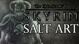 Salt Art: Skyrim - "Dragonborn" by Bashir Sultani