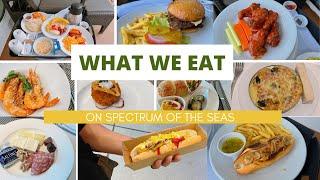 Food on Royal Caribbean Spectrum of the Seas 4N Cruise from Singapore to Phuket & Penang [Episode 3]