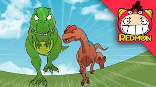 Who's the fastest dinosaur? | Exploring dinosaurs | animation for Children | REDMON