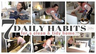 7 DAILY HABITS FOR A CLEAN & TIDY HOME || THE SUNDAY STYLIST