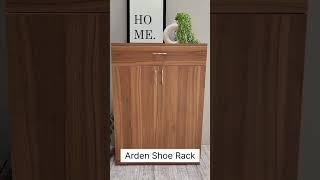 Arden Shoe Rack (Exotic Teak Finish) | WoodenStreet