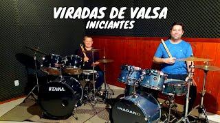 Viradas de Valsa na Bateria (Iniciantes)