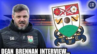DEAN BRENNAN EXCLUSIVE INTERVIEW! THE TITLE RACE TIME AT BARNET SO FAR & AMBITIONS FOR THE CLUB!