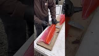 How we fillet king salmon