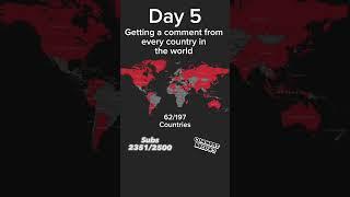 Day 5 of getting a comment from every country in the world