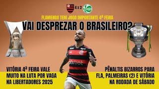 Flamengo pensa na final da Copa do Brasil, mas tem jogo importante antes. Desprezará o Brasileirão?