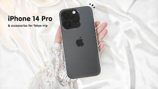 iPhone 14 Pro aesthetic unboxing |1TB| accessories | Kirby Cafe️ | Lark C1 | Genshin Impact
