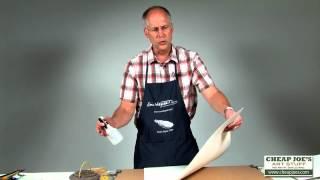 How To Prepare Kilimanjaro Paper with Watercolor Artist Eric Wiegardt