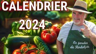 Calendrier des semis et des plantations pour 2024