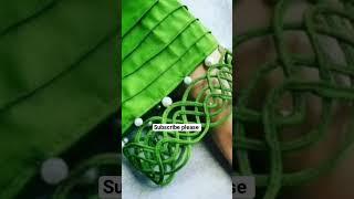 trouser and sleeves new design sewing design piping and dori designs