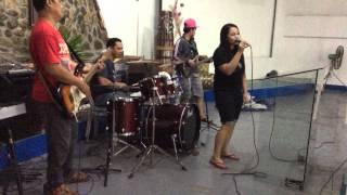 ARNOLD ARGAMINO ON DRUMS WITH BERYL GULANE ON LEAD VOCALS - WHO IS LIKE THE LORD PART 2 @ ZCAG