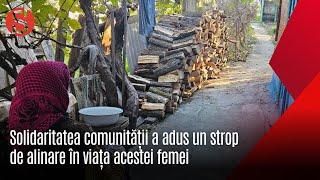 Solidaritatea comunității a adus un strop de alinare în viața acestei femei