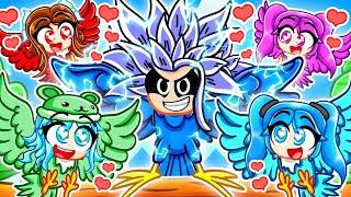 RIZZING GIRLS As The SUPER SAIYAN INFINITY GOKU BIRD In Roblox FEATHER FAMILY!