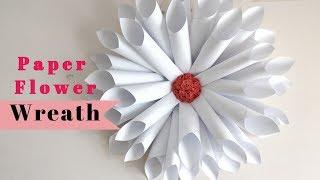 Diy Wall Decor Ideas With Paper | Big paper flowers DIY