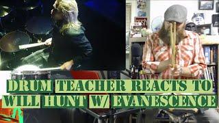Drum Teacher Reacts to Will Hunt - Evanescence - Going Under - Episode 112