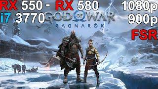 God of War Ragnarök - RX 550 - RX 580  i7 3770