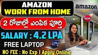 2 రోజుల్లో జాబ్ ఇస్తారు || Amazon Work From Home Jobs || Latest Jobs In Telugu || Jobs Search 2025