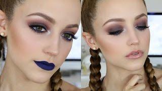 Pop of BLUE | Makeup Tutorial + 2 Lip Options!