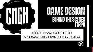 Game Design BTS || COOL NAME GOES HERE TTRPG, My Resume in Game Design