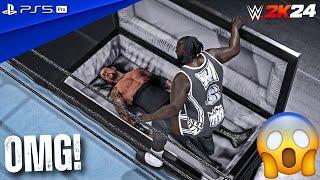 WWE 2K24 - Mark Henry vs. The Undertaker - Casket Match at WrestleMania 22 | PS5 Pro [4K60]