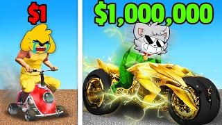 MOTO de $1 vs MOTO de $1.000.000 en GTA 5