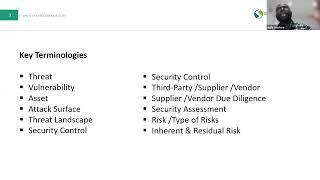 Free Third Party Risk Management Series 1