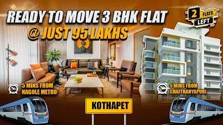 Ready to move 3 BHK flats in Kothapet || flats for sale in Hyderabad || Asset Hub Properties