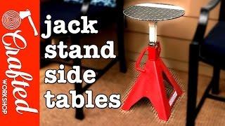 How To Build Jack Stand Side Tables (Plasma Cutter Project) | Crafted Workshop