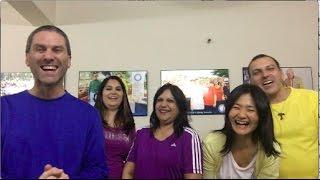 Laugh of the Day #381 (International Greeting Laughter at Laughter Yoga University)