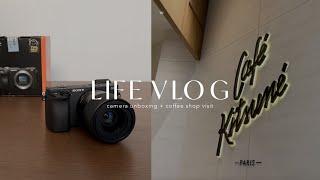 LIFE VLOG| Unboxing new camera (Sony A6400), Cafe Kitsune Philippines