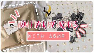 How I Pack My Orders|ASMR| Aesthetic Packing|Small Business| Safus Creation