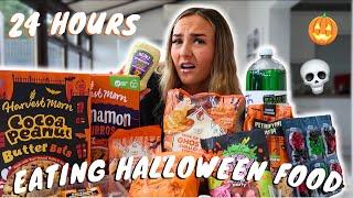 ONLY EATING HALLOWEEN FOODS FOR 24 HOURS!