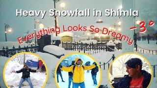 Heavy Snowfall in Shimla 2022 || Shimla Snowfall Update