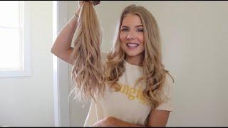 I got Luxy Hair extensions & this is what they look like...