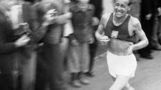 Emil Zátopek Wins 5,000m, 10,000m & Marathon Gold - Helsinki 1952 Olympics