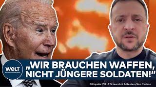 UKRAINE-KRIEG: Wehrpflicht ab 18 statt 25? Wolodymyr Selenskyj erteilt US-Vorstoß eine klare Absage!