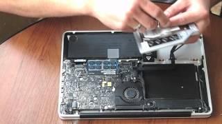 Установка optibay / оптибэй в MacBook Pro 13", замена HDD на SSD