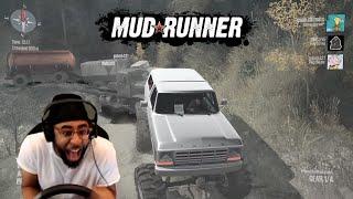 We got Ricky to help us in MudRunner... HILARIOUS