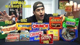 Expired 90's Candy Bar Challenge | L.A. BEAST