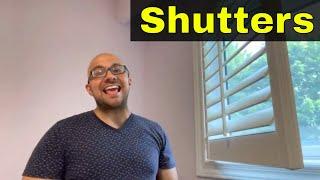 How To Remove Window Shutters Easily-Full Tutorial