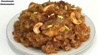 Bread Halwa Recipe (No Deep Fry) - Bread Sweet Just In 10 Mins - Instant Sweet Recipe-Bread Ka Halwa