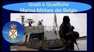 Gradi e Qualifiche Marina Militare Belgio