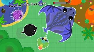 Mope.io | Black Panther and Prisma Toucan kills Black Dragon | Mope.io kills Compilation