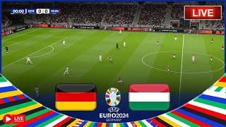 [LIVE] Germany vs Hungary | EURO 2024 | Full Match • Video Game Simulation