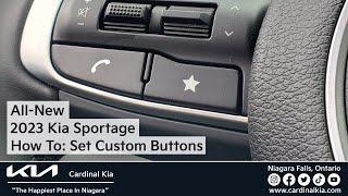 All-New 2023 Kia Sportage | How To Set Your Custom Buttons!