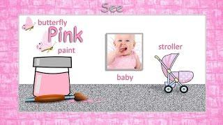 Learn the Color Pink  / Pink is a Color - Song / Bubbly Vee